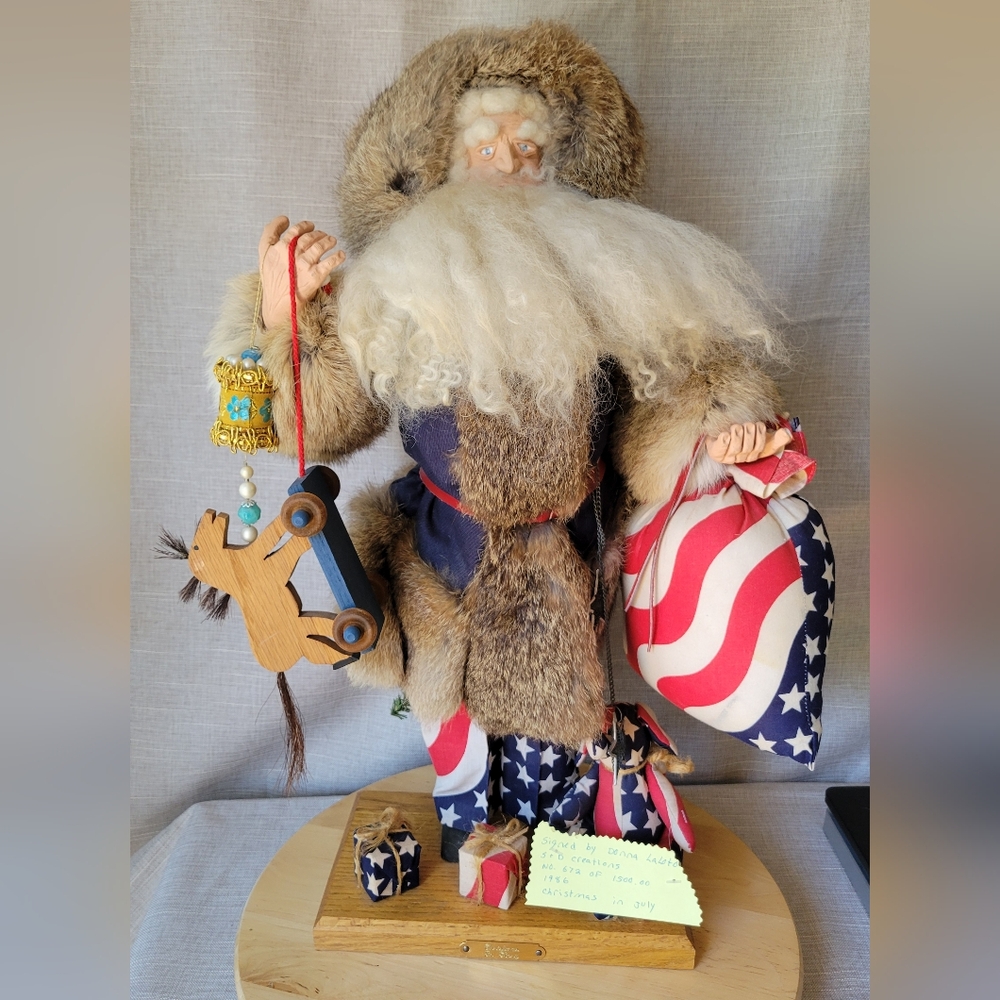 VTG Folk Art Christmas In Glory Special Edition 1986-1991 #672 of 1500 Signed